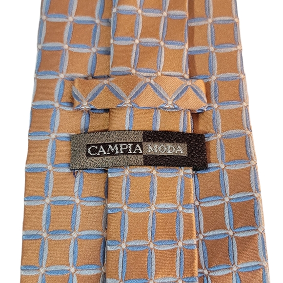 Campia Moda Shimmery Reptile Like Scale Print Extra Long Tall Man Tie - Picture 13 of 13